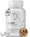 Suplemento CaAKG (Alpha Ketoglutarato) (1.000 mg por 2 Cápsulas, 60 Cápsulas). Suporta Energia Celular