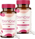 BoriCap - Supositórios de Ácido Bórico para Mulheres - 600 mg - Saúde e Equilíbrio Vaginal, Coceira e Odor - Alívio Natural - Cuidado Feminino - Produtos de Higiene Feminina - Made in USA by Heale - 90 Cápsulas