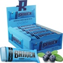 Braven Bar Bar Blueberry Energy Bares (1.59 oz, pacote de 20) – Mastigação de energia com 5g de proteína – Lanches de energia on-the-go para corrida, caminhada e esportes - Lanches sem glúten para energia sustentada