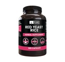 INGREDIENTES ORIGINAIS PUROS Arroz de Levedura Vermelha (365 cápsulas) Sem enchimento de magnésio ou arroz, sempre puro, laboratório verificado