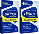 Diurex Max - Pílulas de água diurética sem cafeína de força máxima - Sinta-se melhor e menos pesado, 48 contagem (Pacote de 2)