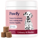 Pawfy Dog UTI Supplement □ Cranberry & D-Mannose para o trato urinário & saúde da bexiga □ Ideal para cães idosos .