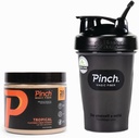 Pinch Magic Fiber & Shaker Combo Prebiótico Suplemento de fibra para a saúde digestiva, Keto, Vegan, livre de açúcar, Inclui Shaker BPA-Free para mistura suave e viagem