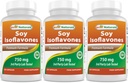Best Naturals Soy Isoflavonas 750 mg 120 Cápsulas (120 Count of 3))