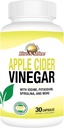 Rise-N-Shine Apple Cider Vinagre Cápsulas - Imune Support Vitaminas - Gut Suporte para Mulheres e Homens Fonte de 30 dias (30 Cápsulas)