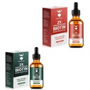 Óleo de crescimento de barba de biotina para homens, Oil de barba de homens naturais com óleo de Argan, Óleo de Jojoba e Vitamina, Hidratos e Espessuras Cabelo facial