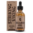 Striking Viking Sdalwood Beard Oil for Men - 2 Fl Oz, Sdalwood Scent - Natural Hydrating & Softening Beard Care with Argan, Jojoba, Ammond & Tea Tree - Fórmula não gordurosa, rápida de absorção