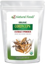 Z alimentos naturais Cordyceps orgânico extrato de cogumelos em pó