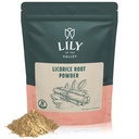 Lírio do Vale Alcaçuz / Alcaçuz Raiz em pó - Mulethi terra Fonte da Índia - Adoçante Natural - Vegan & Gluten-Free - Embalado em Resealable Pouch (16 oz, 453g)