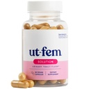 Solução UT-Fem - Flush de trato urinário de ação rápida para mulheres, Suporte ITU proativo, Promove limpeza e conforto, D-Mannose de força clínica, Cranberry, e Ingredientes naturais - 60 Cápsulas Vegan