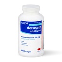 Docusato de sódio MAJOR 100mg, amolecedor de fezes laxante para alívio ocasional da constipação - suave, confiável, estimulante-livre, 1000 Softgels