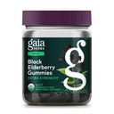 Gaia Herbs Black Elderberry (Sambucus Nigra) pastilhas de força extra - Delicious Immune Support Supplement - Made with Certified Organic Black Elderberrys for Immune System Support - 40 chicletes