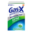 Gás-X Alivio de Resistência Extra de Gás Softgels com Simethicone 125 mg - 50 Contagem