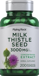 Piping Rock Milk Thistle Suplemento 200 Cápsulas