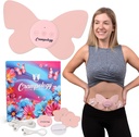 Alívio Cãimbra Rosa-Período Dispositivo de alívio da dor, Massagem Cãimbra para Menstrual e Dor lombar, Reduz o Desconforto Endometriose, Unidade TENS PMS, Sem fio ou fio, Suporte ao Ciclo Natural