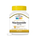 21o Século Niacinamida 500 mg Comprimidos de libertação prolongada, 110 Contagem