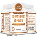 Puramente Optimal termogênico queimador de gordura para as mulheres - Suporte de Metabolismo Avançado & Impulsionador de Energia - Ingredientes naturais, Vegan-Amigo, Não-GMO - 60 Cápsulas