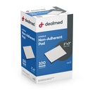 Não-Aderente Estéril Não-Aderente Dealed 2" x 3" Gauze Pads Não-Adesivo Vestido de Ferida, Altamente Absorvente e Não-Aderente, Sem Dor Remoção-Mudar, Individualmente Envolto para Proteção Extra (Caixa de 100)
