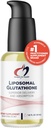 Designs para a saúde Glutationa lipossomal - Líquido Suplemento de Glutationa, 100mg com Absorção Melhorada - Detox + Suporte do Sistema Imune - Limão Gotas sabor hortelã (50 Servings / 1,7oz)