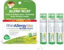 Boiron RhinAllergy Kids Pellets para alívio de sintomas de alergia de espirros, nariz runny, e comichão olhos ou garganta - 3 Conde (240 Pellets)