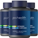 ProHealth Turmeric Curcumin Suplemento: 285 vezes mais biodisponível - Desenvolvido por neurocientistas. 1000 mg concentrado Longvida Curcumin Extract por serviço (60 X 500 mg Cápsulas por frasco) (3 Embalagem)