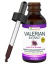 ELP ESSENCIAL Extrato de Raiz Valeriana Drops 2 fl oz livre de açúcar, álcool livre, líquido sem glúten não-GMO