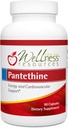 Bem-estar Recursos Pantetina - Vitamina B5 ativa. Vegan (300mg, 90 Cápsulas)