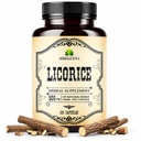 Alcaçuz Raiz 100 Cápsulas – Puro Glycyrrhiza Glabra – Suplemento de ervas para conforto digestivo e bem-estar geral – Não-GMO e Aditivo-livre