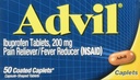 Advil Caplets,200mg,50ct
