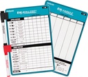GoSports Dry Apagar Rollzee e Farkle Scoreboard - Tamanho gigante com 2 canetas