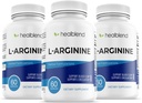 healblend L-Arginina Plus: cálcio, niacina, L-Arginina Blend, L-Citrulina Complexo & Beta Alanina - 180 Cápsulas (3 Embalagem)
