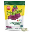 MegaFood Kids One Daily Multivitamin Soft Chews - Kids Vitaminas com Vitamina B, Vitamina C, Vitamina D & Vitamina E - Idade 4+, Vegetarian, Made Without 9 Food Allergens - Sabor de uva - 30 Chews