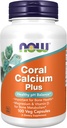 Agora Alimentos Coral Cálcio mais Magnésio, 100 tampas vegetais (Pack de 2)