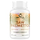 Serra Palmetto para mulheres Perda de cabelo - DHT Blocker com 5-em-1 mistura para o crescimento do cabelo, pele e unhas, bem-estar urinário - extra força serra Palmetto Suplemento - 90 Cápsulas