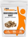 BulkSuplementos.com Extrato de raiz de Marshmallow Pó - suplemento de raiz de Marshmallow, suplemento de ervas - sem glúten, 1.2g por serviço, 100g (3,5 oz) (Pacote de 1)