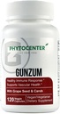 GUNZUM Suplemento de apoio à saúde vascular com sementes de uva, alfarroba e goma doce oriental (Vcaps)
