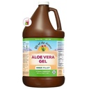 Lily of The Desert Aloe Vera Gel - Filé interno Consistência mais espessa Aloe Vera Bebida com vitaminas naturais, Enzimas Digestivas para a saúde do intestino, alívio estomacal, Bem-estar, Pele brilhante, 128 Fl Oz