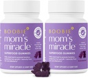 Boobie Bears Lactação Suporte Gummies Ajuda como Imune Health & Hair Growth Imune Supply Imune Health & Hair Crescimento Imune Supplements com Zinco e Elderberry para Milk Supply Aumente, 120 Count