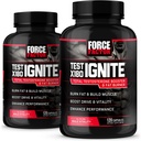 FORCE FATOR Teste X180 Ignite 120ct 2-Pack, 240 Contagem