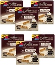 Atkins Cafeteria Bar, Vanilla Latte, 16g de proteína, 4g de carboidratos líquidos, 2g de açúcar, 13g de fibra, Feito com café real, 5 contagem (Pack de 6)