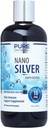 Pure Nano Silver Spray 16 onças Refil , 10 PPM Suplemento de suporte imunológico diário , facilmente absorvedo Coloidal Nano Silver Spray , Probiótico-Amigo Solução de prata