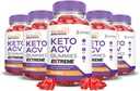 (5 Pack) Turbo Ripped Keto ACV Gummies Extreme 2000MG Turbo Ripped Keto Gummies Apple Cider Vinagre Formulado com suco de beterraba de romã B12 Vegan Non GMO 300 Gummys