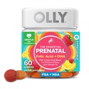 OLLY Gummy Multivitamin pré-natal, Suporta Crescimento Saudável e Desenvolvimento Cérebro, Ácido Fólico, Vitamina D, Omega 3 DHA, Suplemento Mastigável, Citrus Berry Flavor, Fonte de 30 dias - 60 Contagem