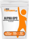 BulkSuplementos.com Alpha GPC Pó - Suplementos de cholina, Alpha GPC 300mg - Sem sabor e sem glúten, 600mg por serviço, 100g (3,5 oz) (Pacote de 1)