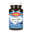 Carlson - DHA da mãe com choline, 3:1 DHA para EPA Ratio encontrado no leite materno, crescimento e desenvolvimento, 60 Softgels