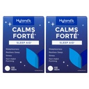 Hyland's calma forte' sleep aid comprimidos, alívio natural da tensão nervosa e insônia ocasional, 100 contagem (Pacote de 2)