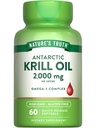 Nature's Truth Antárctico Krill Oil 2000mg Softgels .60 Contagem . Omega-3 com EPA & DHA .
