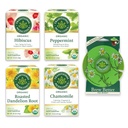 Medicamentos tradicionais, pacote de variedades orgânicas para o bem-estar em quatro sabores calmantes, inclui hortelã, camomila, Hibiscus, Root Dandelion assado, Tea Buddy, 64 sacos de chá, (4 pacote)