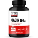 FORCE FATOR Niacin Vitamina B3 para apoiar a energia celular e saúde cardiovascular, Niacin 500mg Suplemento Coração-Saúde, Vegan, Sem Gelatina, Não-GMO, 100 cápsulas vegetais