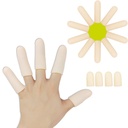 Berços de dedo de gel, suporte protetor de dedo (14 PCS) mangas de dedo MATERIAL novo grande para gatilho de dedo, mão eczema, fenda de dedo, artrite de dedo e muito mais. (10pcs longo + 4pcs curto)